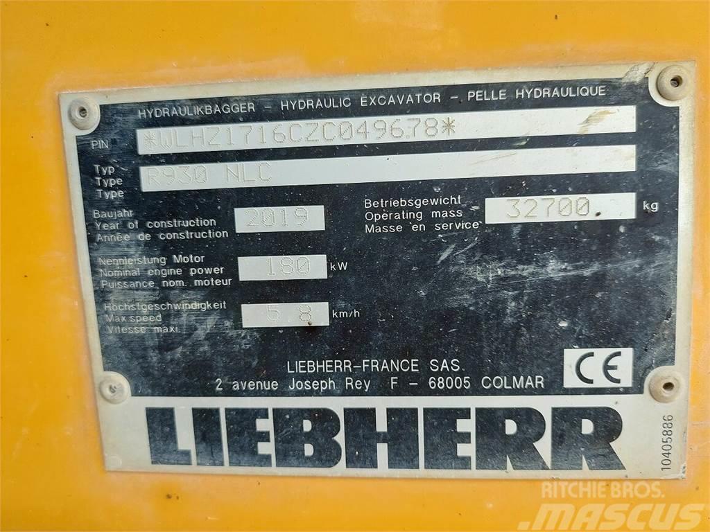 Liebherr R 930 NLC Rupsgraafmachines