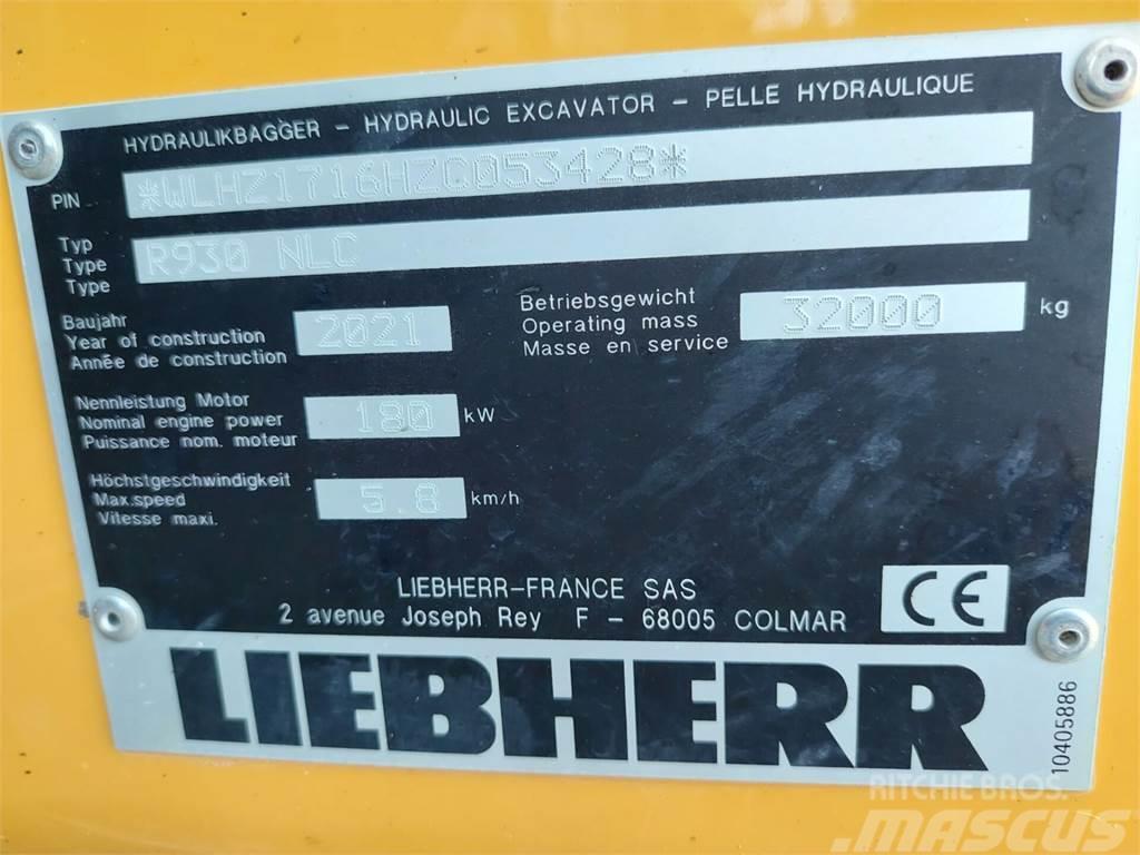 Liebherr R 930NLC Rupsgraafmachines