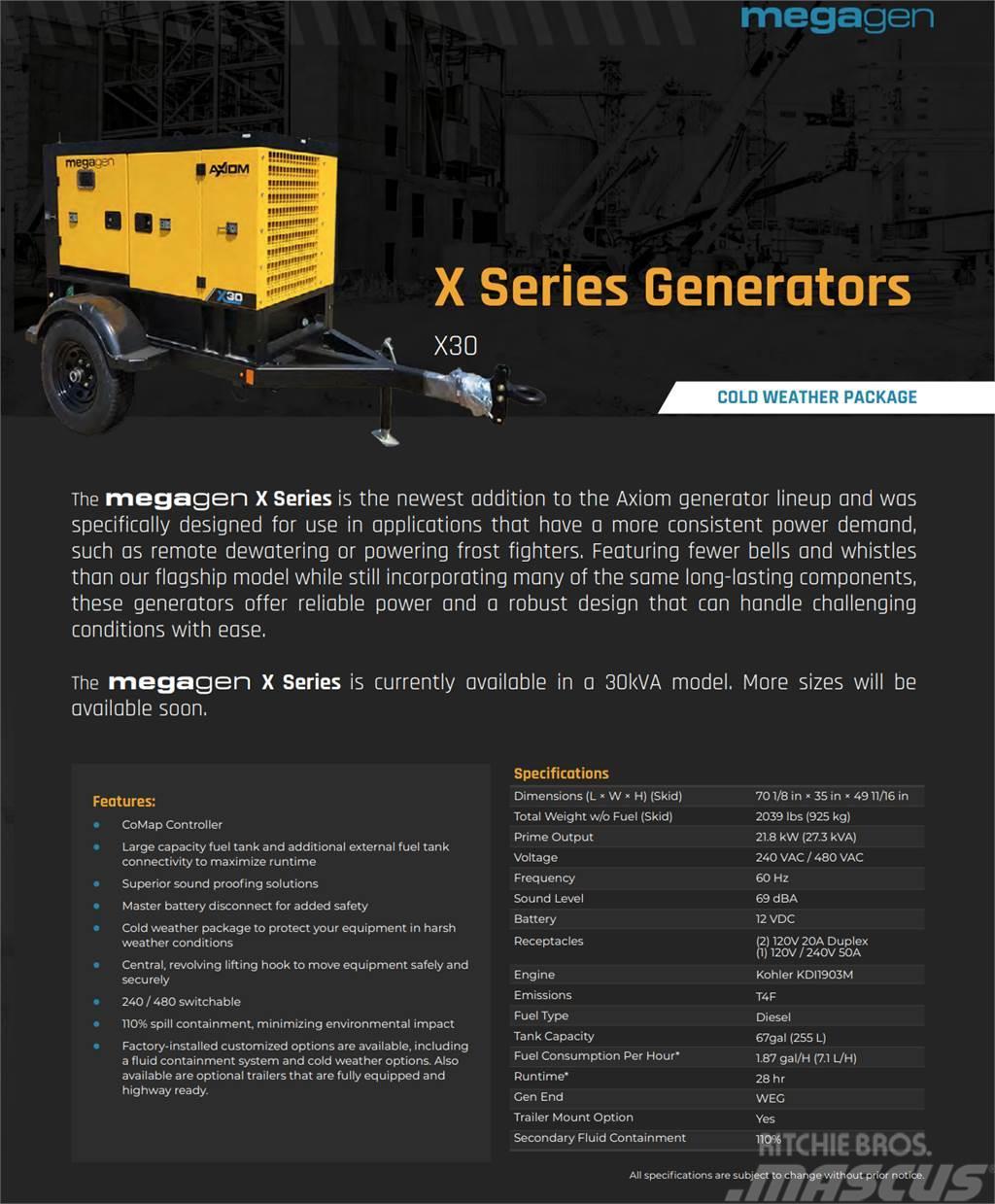 Axiom Equipment Group MegaGen X30 Overige generatoren
