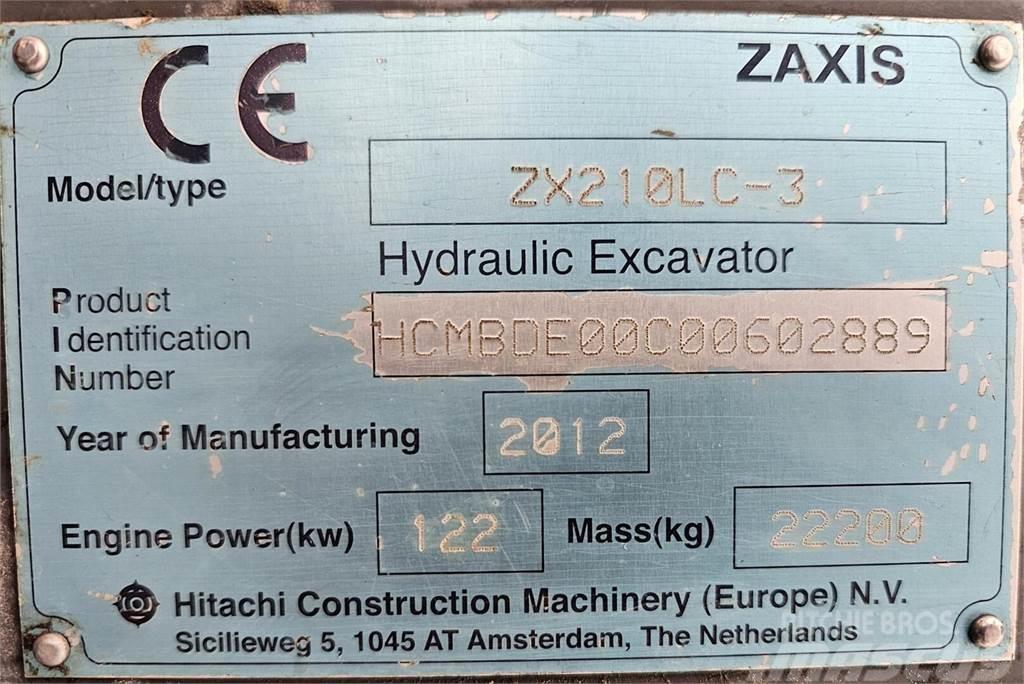 Hitachi ZX210LC-3 Rupsgraafmachines
