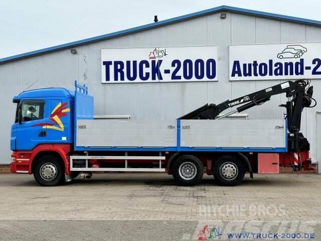 Scania R400 Atlas Tirre 191L 9m=1,7t. 7m Ladefl. 1.Hand Platte bakwagens