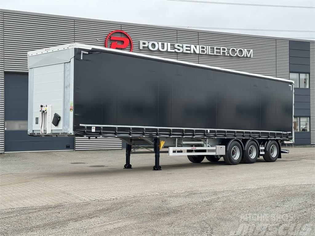 Hangler 3-aks 45-tons gardintrailer truckbeslag Schuifzeilen