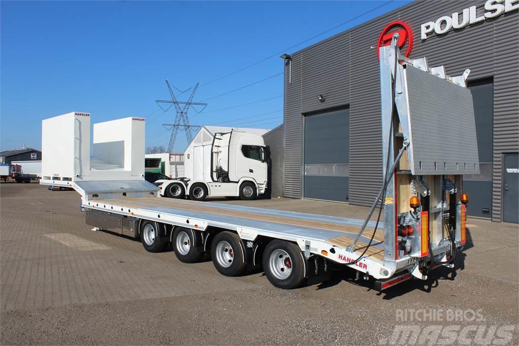Hangler Heldækkende 4,2m rampe Low loader-semi-trailers