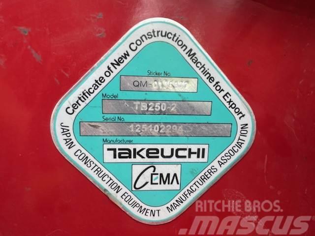 Takeuchi TB250-2 Minigraafmachines < 7t