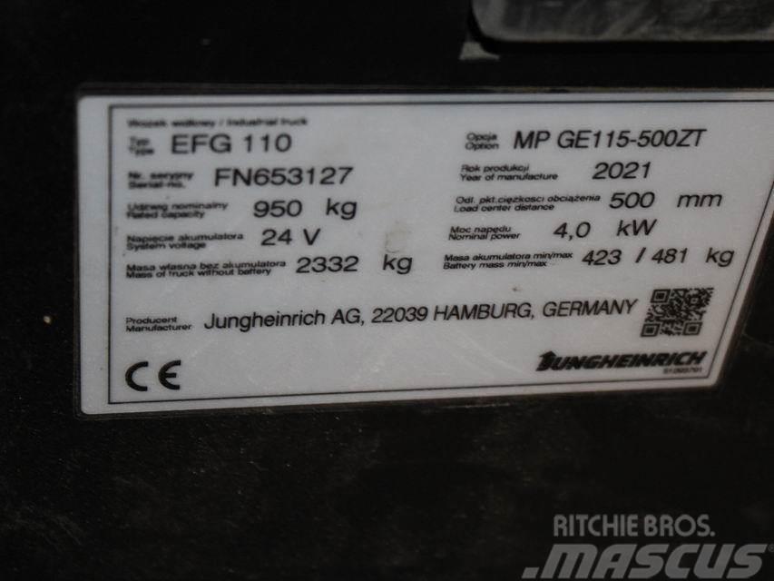 Jungheinrich EFG 110 MP GE115-500ZT Elektrische heftrucks