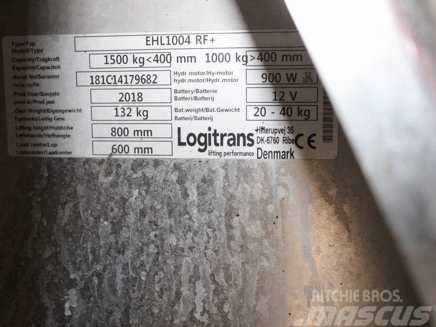 Logitrans EHL 1004 RF-Plus Electro-pallettrucks