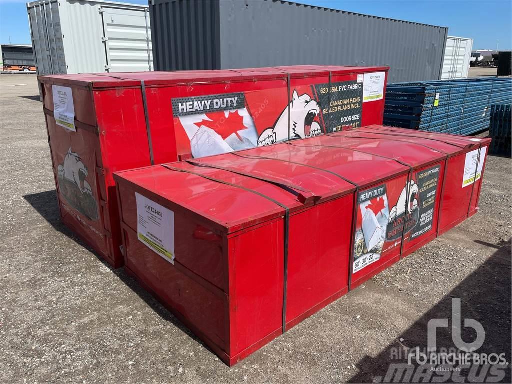  ARTIC SHELTER Quantity of (2) Boxes of 60 ft ... Stalen constructies