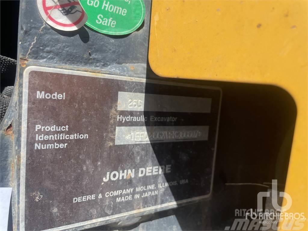 John Deere 26G Minigraafmachines < 7t