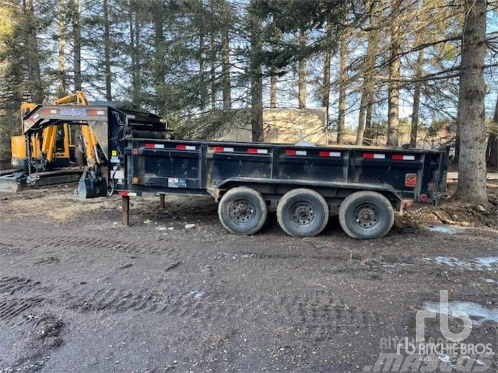 Load Trail 16 ft Tri/A Gooseneck Dump Oprijwagen