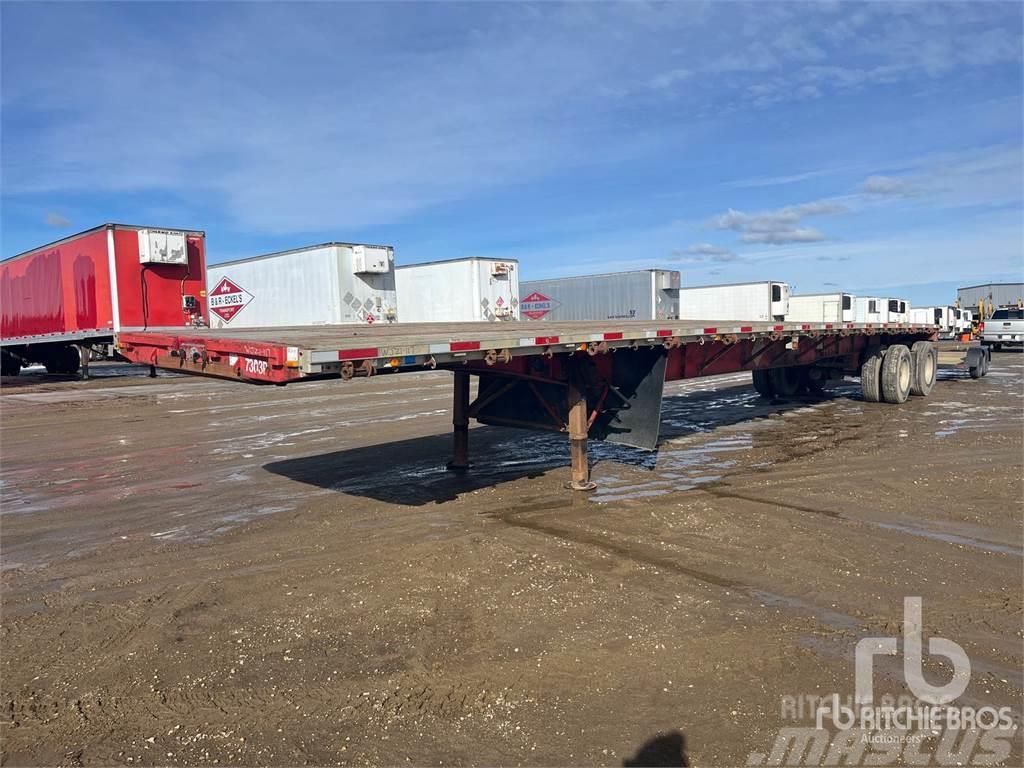 Lode King 48 ft T/A Spread Axle Vlakke laadvloeren