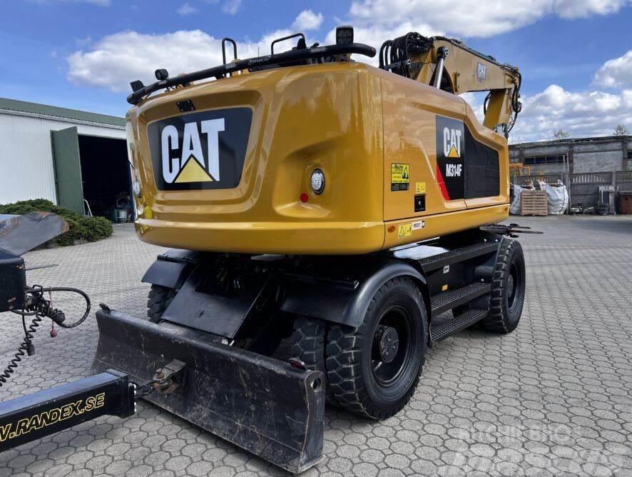 CAT M314F + trailer Randex + Rototilt Wielgraafmachines