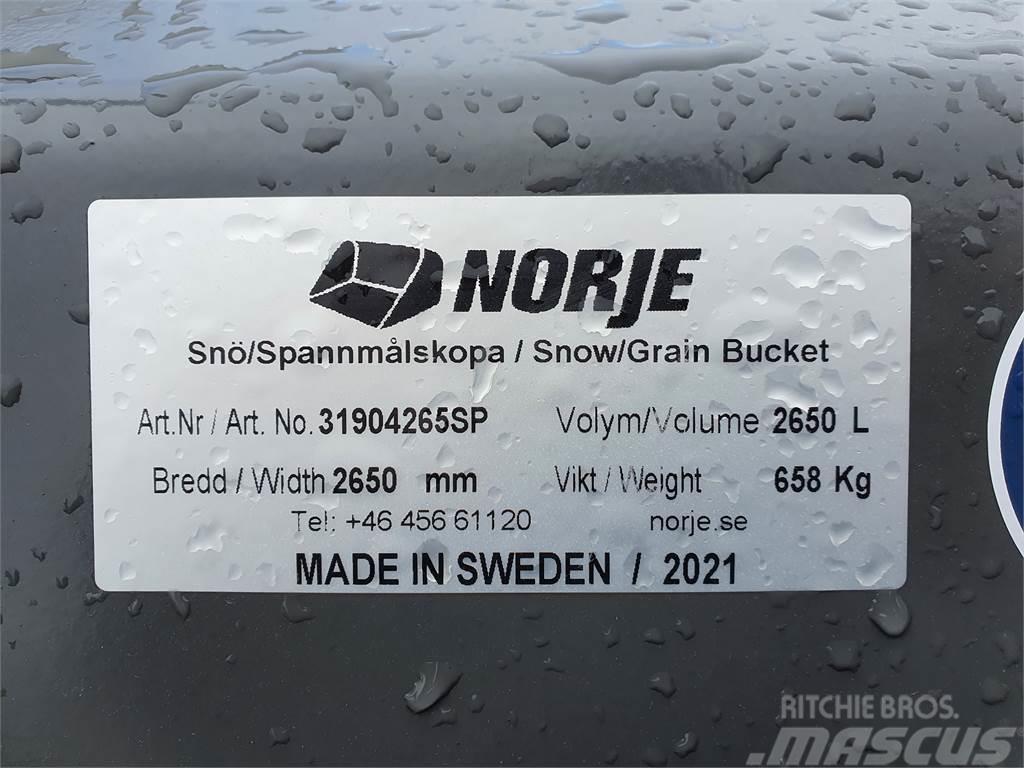 Norje Snöskopa B2650, 2,65m2 BM Bakken