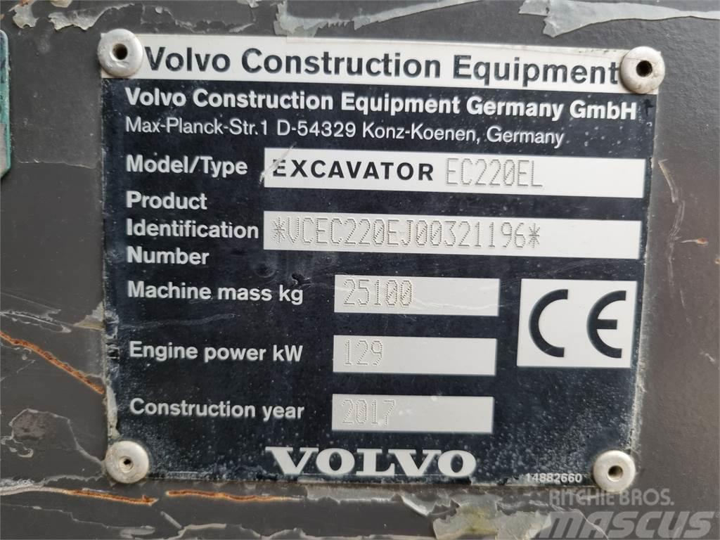 Volvo EC220E Rupsgraafmachines