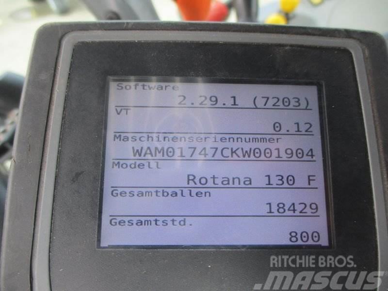 Fendt ROTANA 130 F XTRA #347 Ronde-balenpersen
