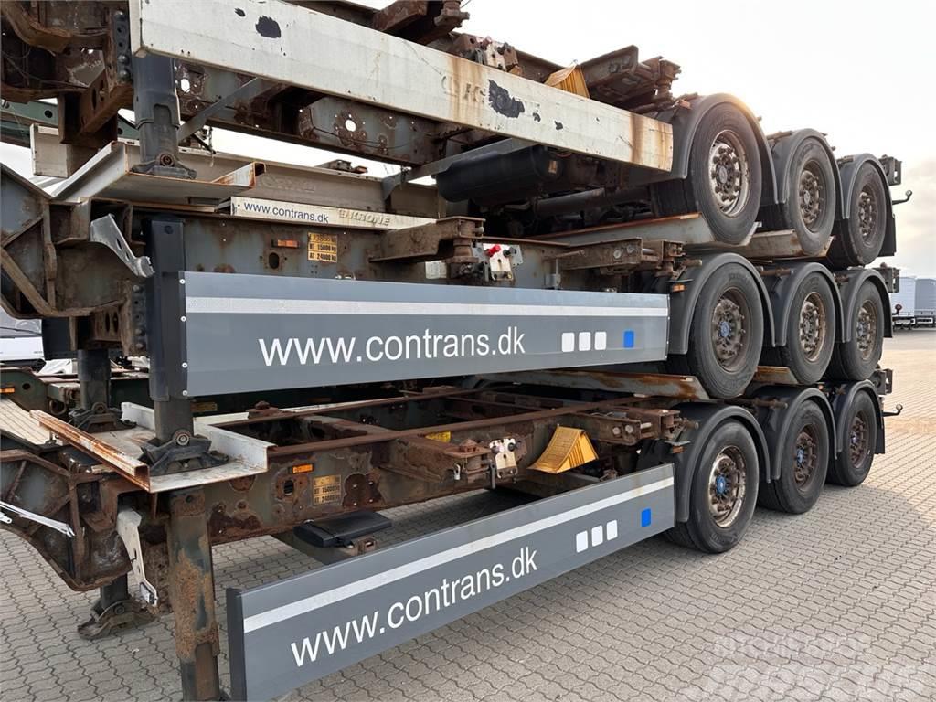 Schmitz 3 x Multichassis Containerchassis