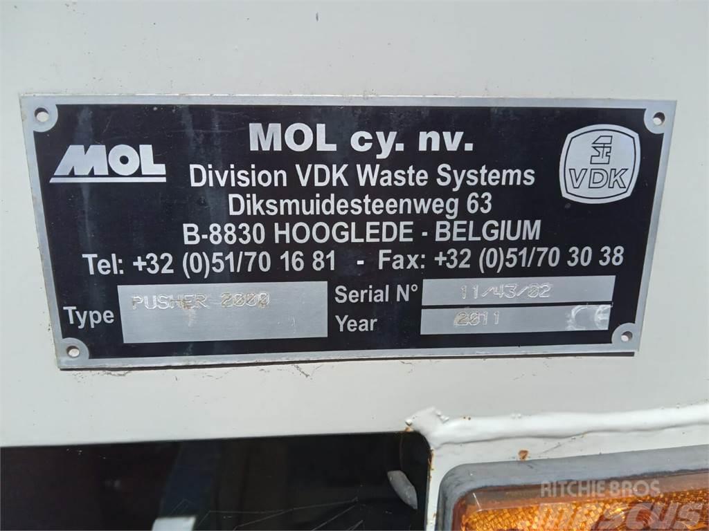 DAF Superstructure garbage truck MOL VDK PUSHER 20m3 Vuilniswagens