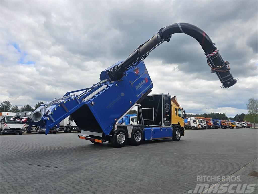 Scania DISAB ENVAC Saugbagger vacuum cleaner excavator su Kolkenzuigers