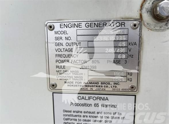 Allmand Bros MAXI POWER 45 Gas generatoren