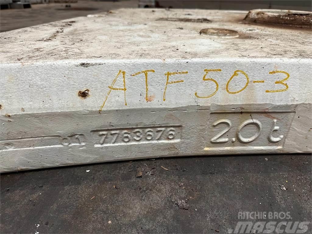 Faun ATF 50-3 counterweight 2 ton Kranen onderdelen en gereedschap