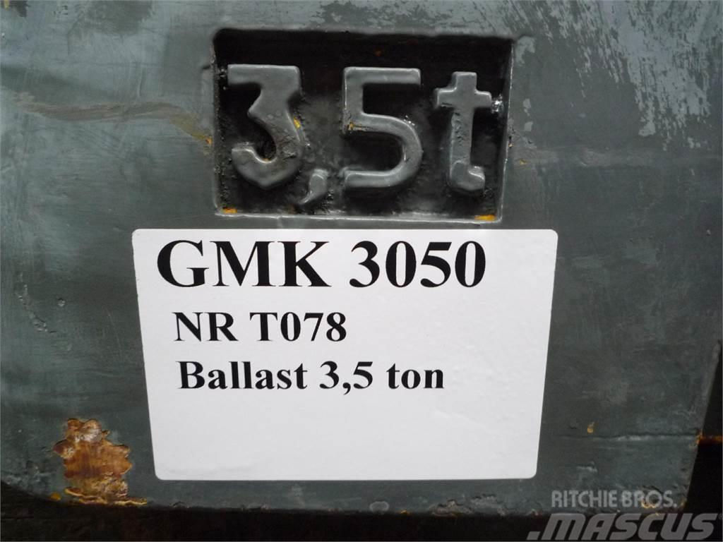 Grove GMK 3050 counterweight 3,5 ton Kranen onderdelen en gereedschap