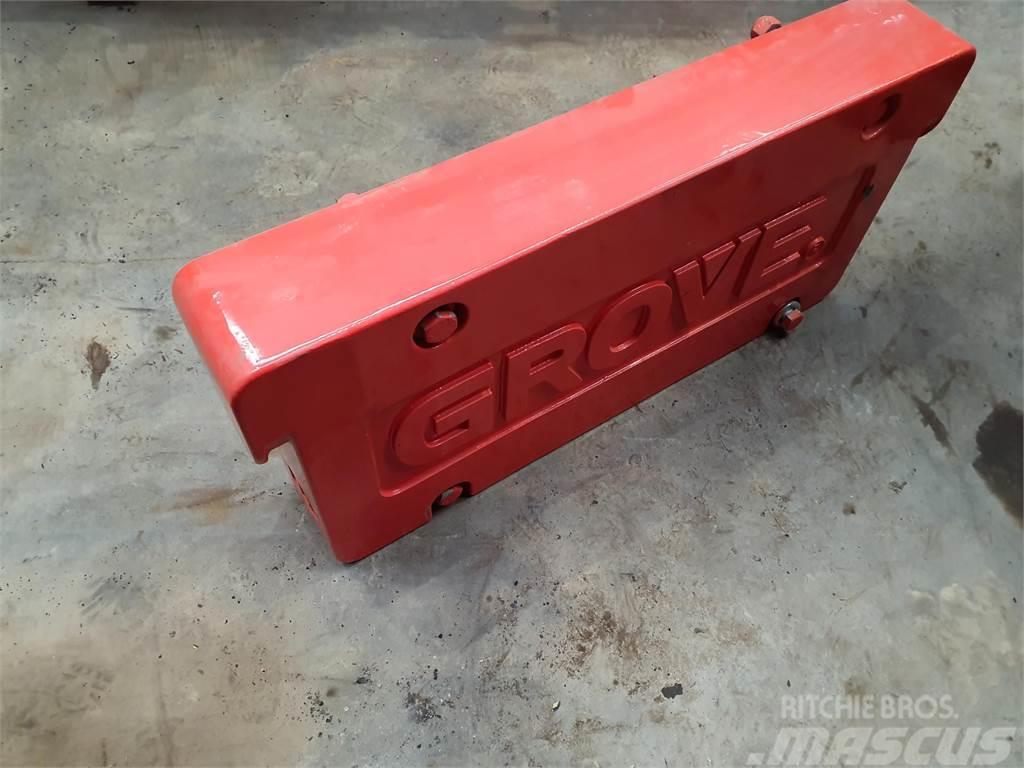 Grove GMK 5130-2 counterweight 1 ton Kranen onderdelen en gereedschap