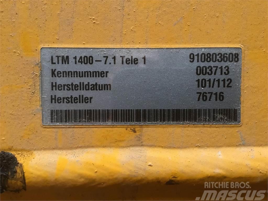 Liebherr LTM 1400-7.1 telescopic section 1 Kranen onderdelen en gereedschap