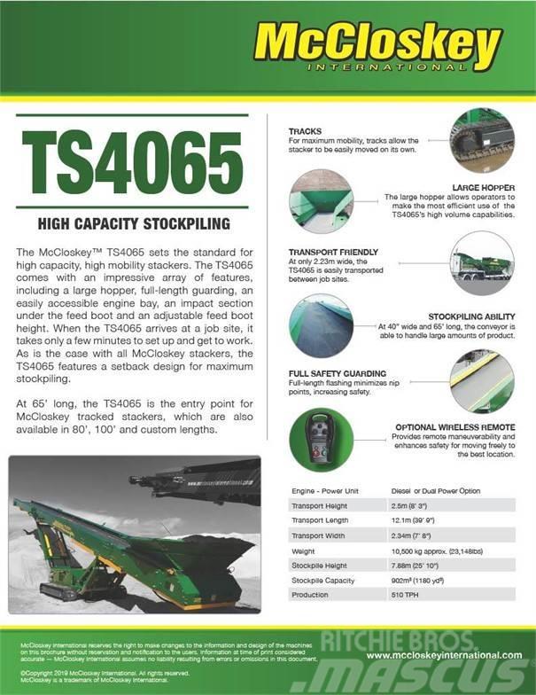 McCloskey TS4065 Transportbanden