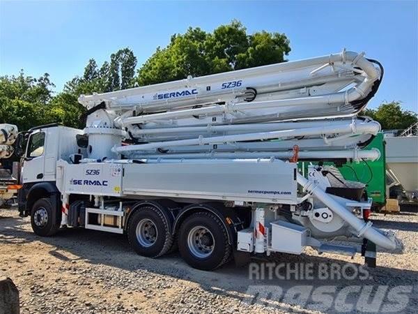 Mercedes-Benz SERMAC 5Z36 Betonpomptrucks