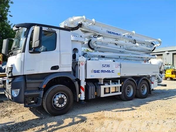 Mercedes-Benz SERMAC 5Z36 Betonpomptrucks