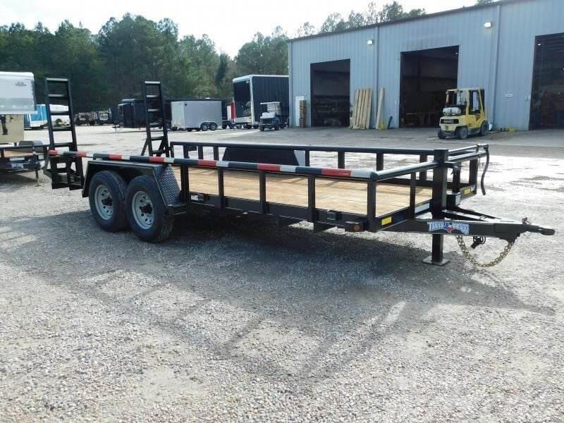 Texas Bragg Trailers 18' Big Pipe with 6000lb Axles Anders