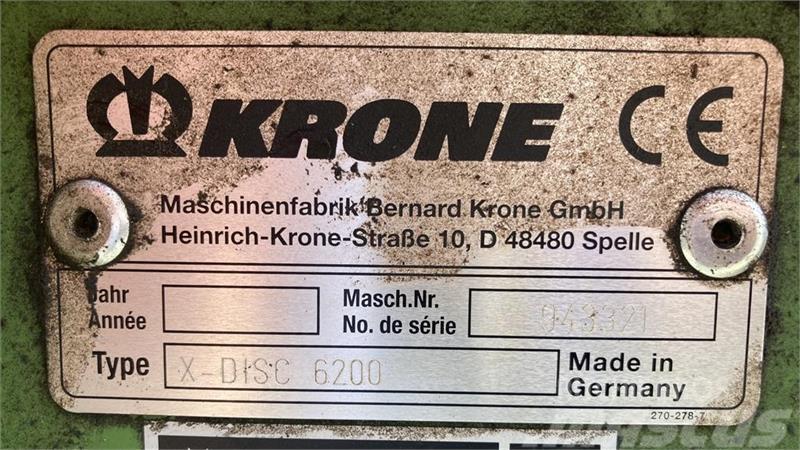 Krone X-Disc 6200 Overige hooi- en voedergewasmachines