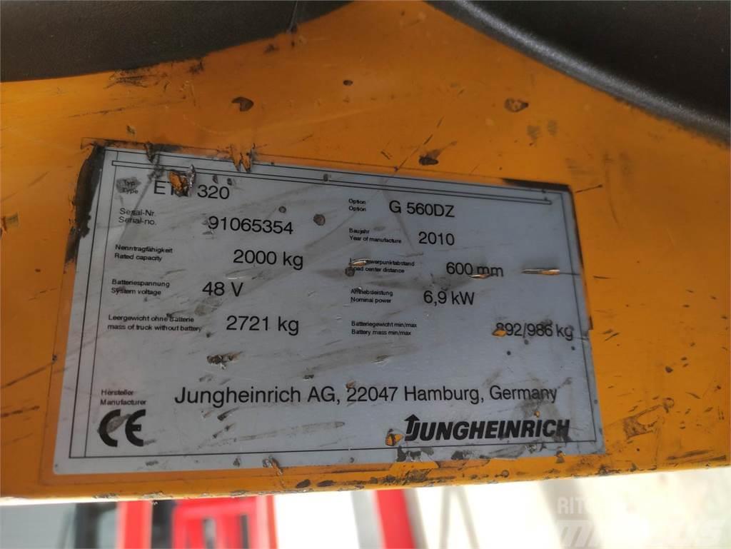 Jungheinrich ETV320 Reachtruck voor hoog niveau