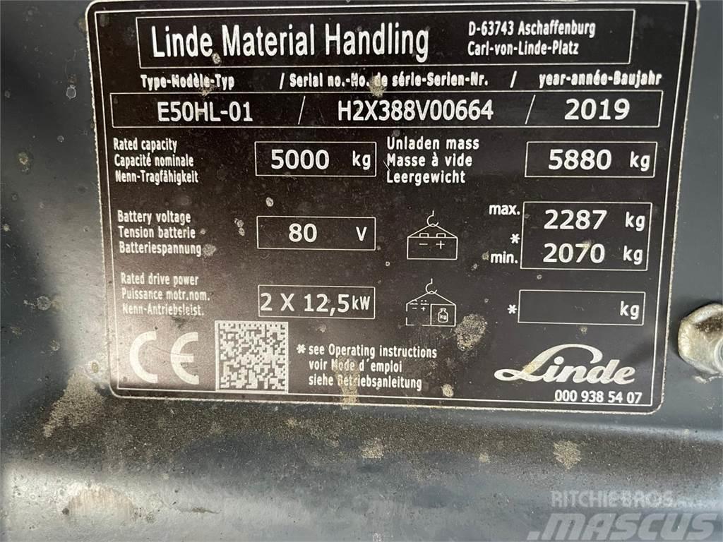 Linde E50HL-01-388 Elektrische heftrucks