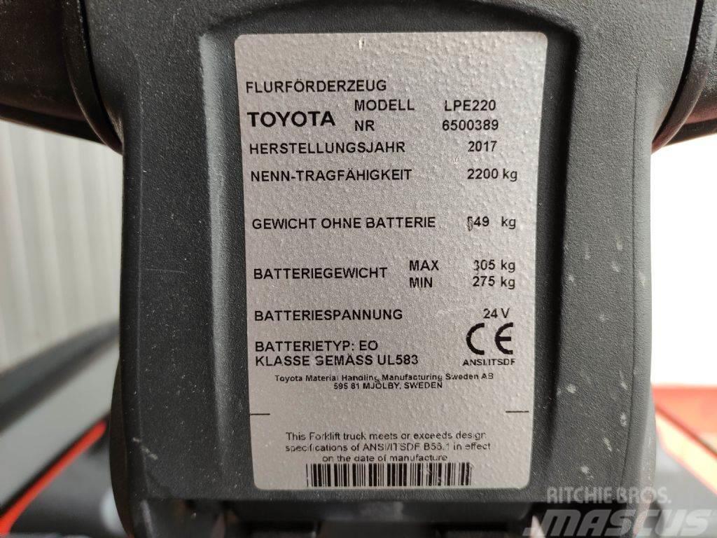 Toyota LPE220 Electro-pallettrucks