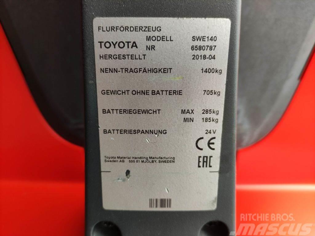 Toyota SWE140 Stapelaar meeloop